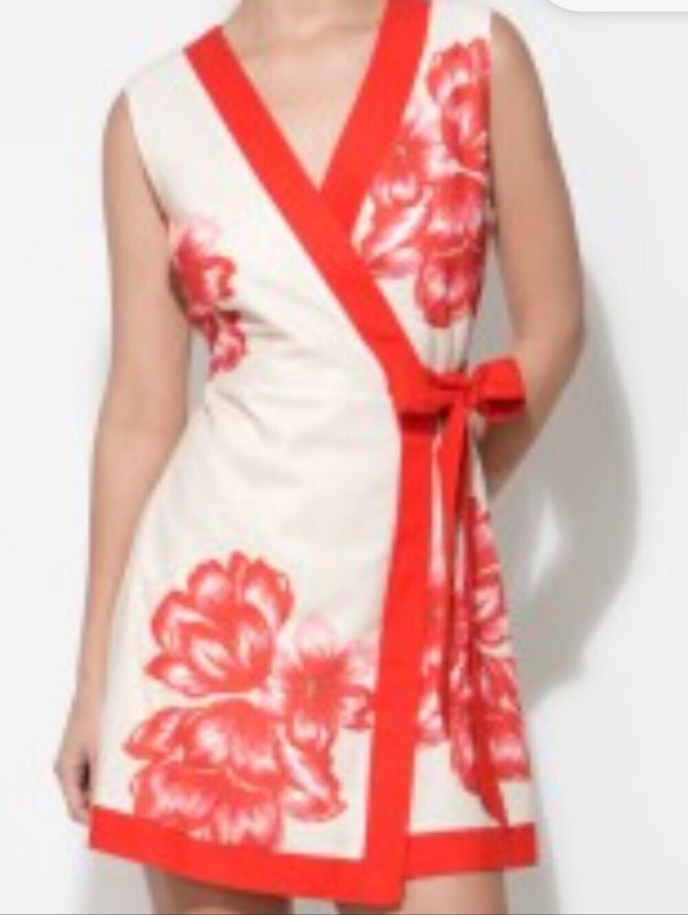 NEW Adelyn Rae Amara Floral Faux Wrap Mini Dress     Size S